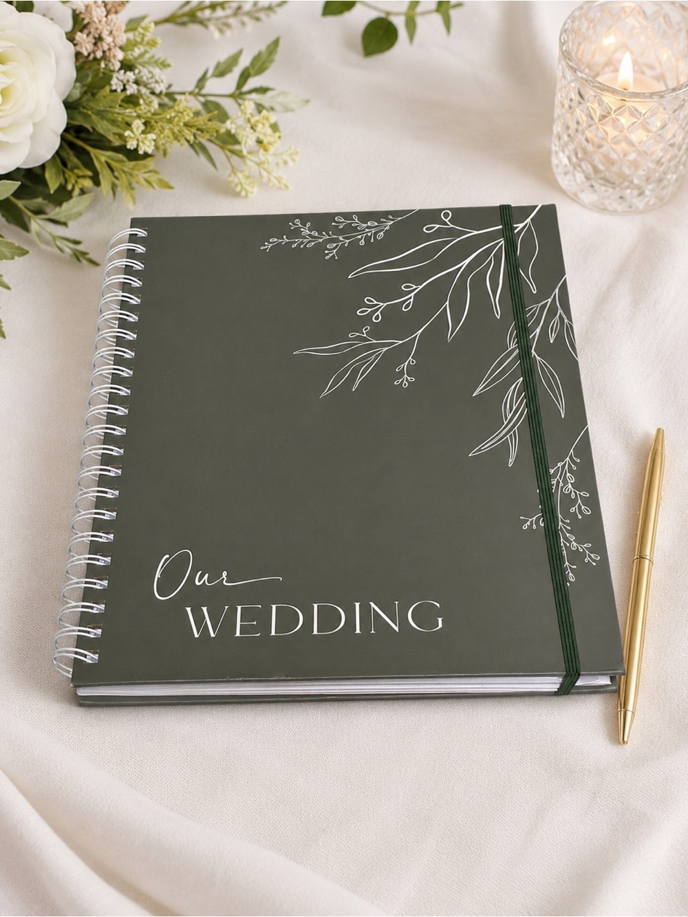 Our Wedding Planner Organizer Spiral Binder Hardcover Bridal Engagement Gift New